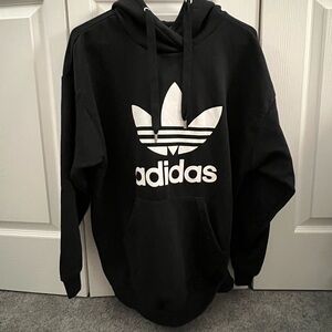 Adidas Trefoil Pullover Hoodie Size M, Black